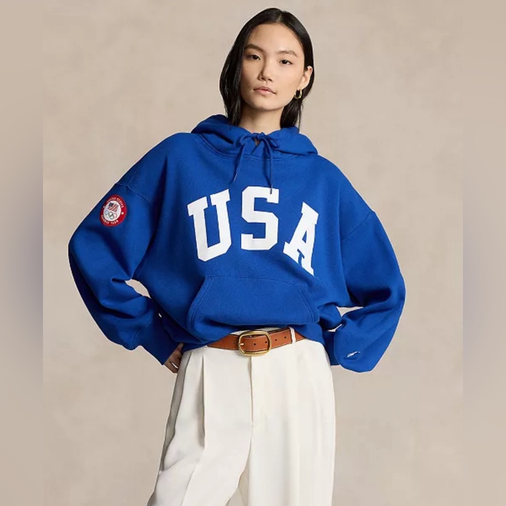 Team USA Graphic Fleece Hoodie Polo Ralph Lauren